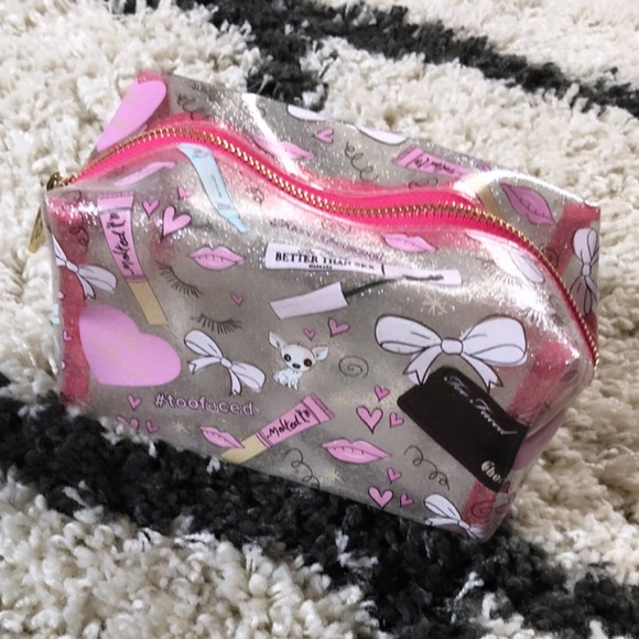 Too Faced Skinny Dip Authentic Cosmetic Bag - Picture 1 of 3